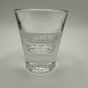 Jameson Irish Whiskey 1.5oz Clear Logo Shot Glass